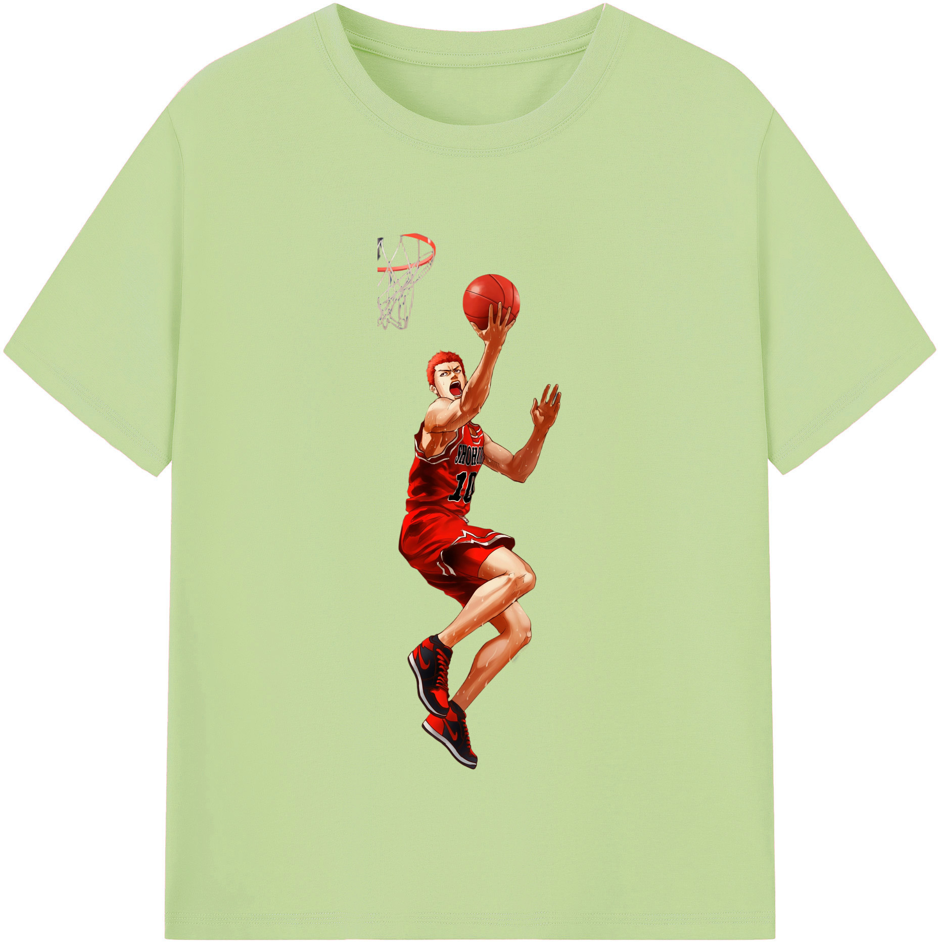 （画像用） SLAM DUNK／スラムダンク 綿100％半袖Tシャツ（フロントプリント）